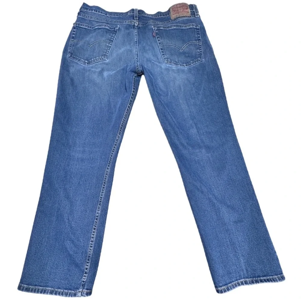 Levi's Jeans 514 Denim Medium Wash 36x30 Straight‎ Leg Western Everyday Casual